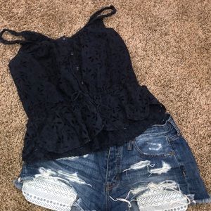 A&F lace top